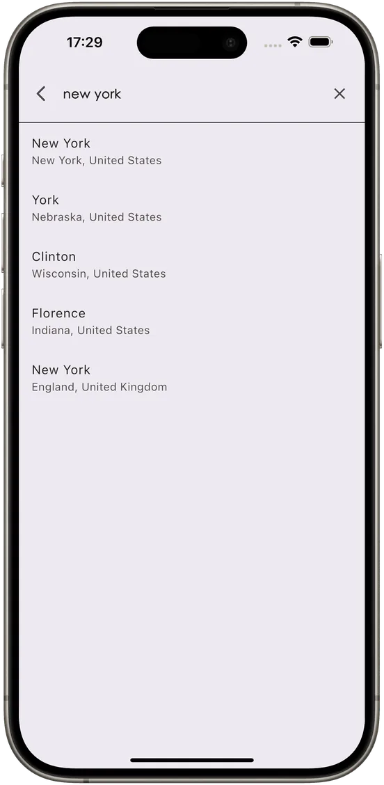 Accuweather App screenshot 1
