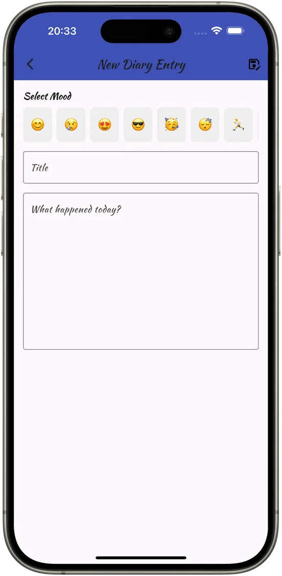 Diary App screenshot 3